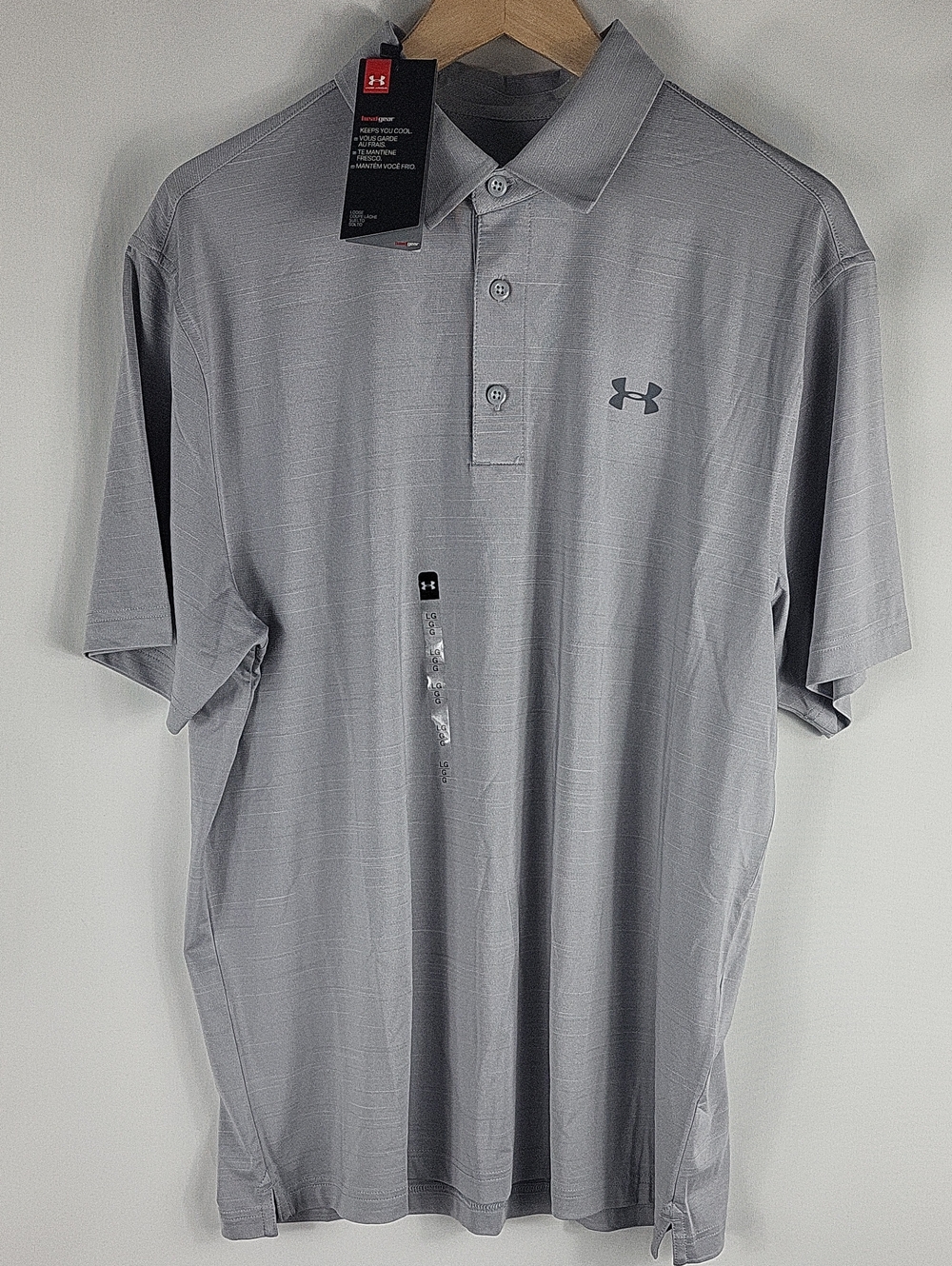 NWT Under Armour Men's Golf Polo Shirt Size L